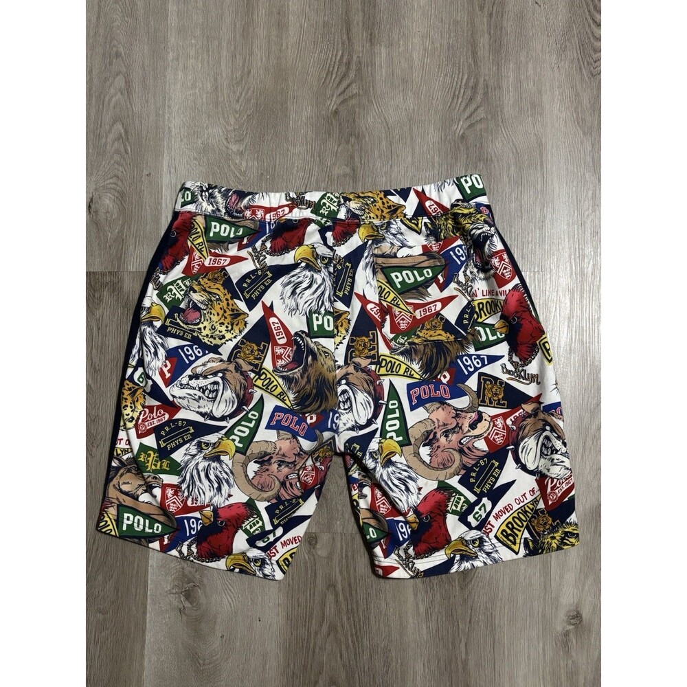 Polo Ralph Lauren Collegiate Logo Shorts Mens Size XL - Picture 4 of 4